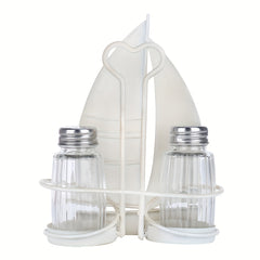 Sailboat Seasoning Bottle Holder & Pepper Bottle Storage Iron Organizer