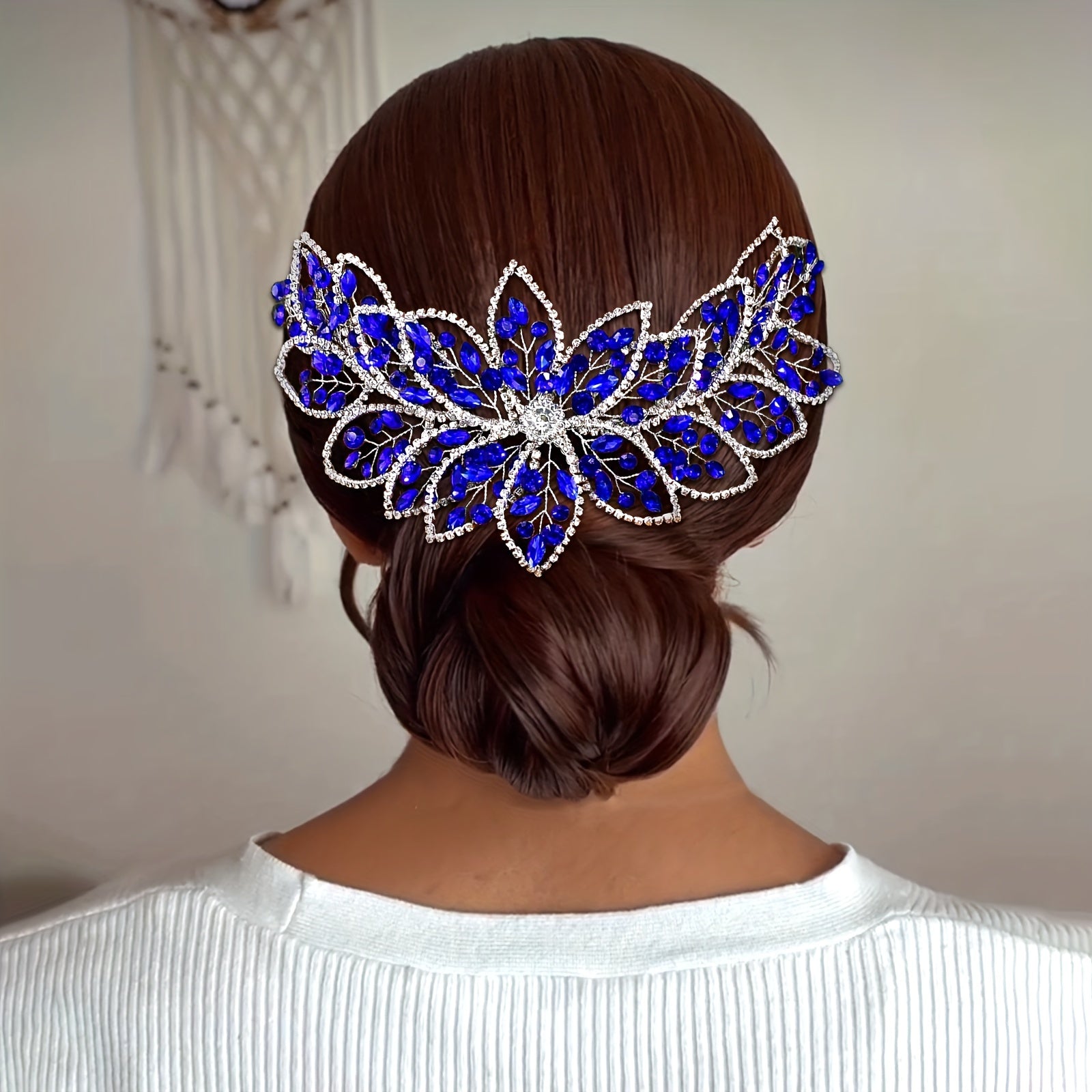 Rhinestone Headband Sparkling Accents for Weddings Proms & Special Occasions