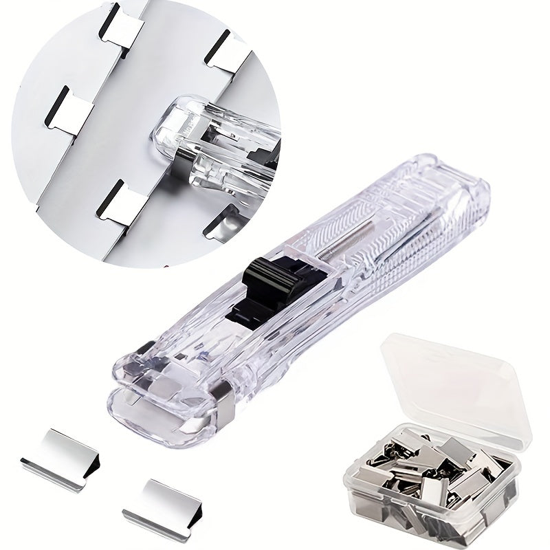 Portable Handheld Clamp Stapler 40 Sheet Capacity