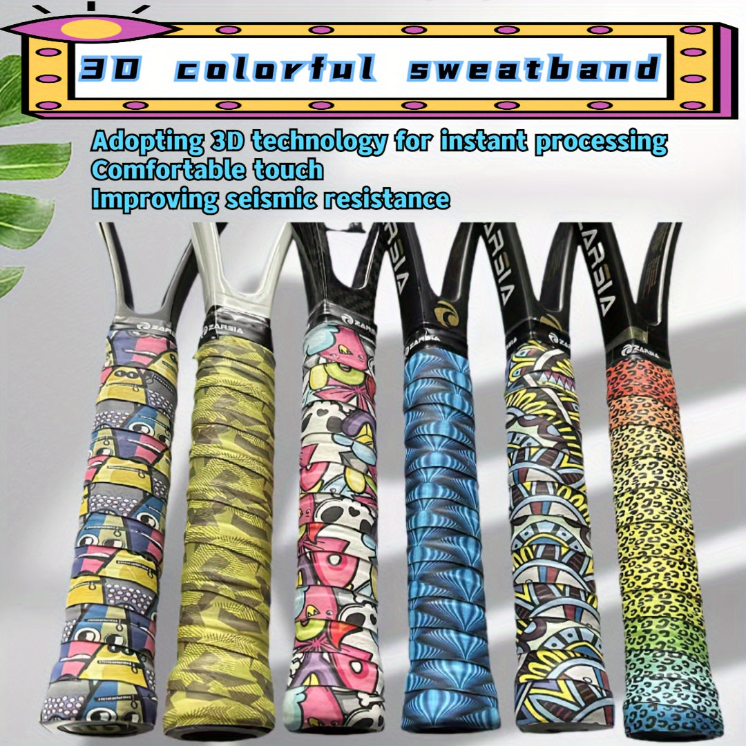 3D Printing Tennis Badminton Racket Overgrips Anti Slip Sweat Absorbent
