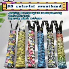 3D Printing Tennis Badminton Racket Overgrips Anti Slip Sweat Absorbent