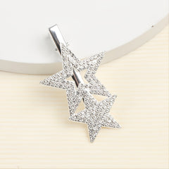 Star Rhinestone Hair Clip Women's Metal Barrette Hair Accessories