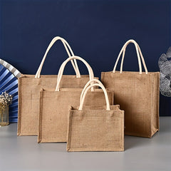 Reusable Linen Shopping Bag Eco Friendly Gift Bag
