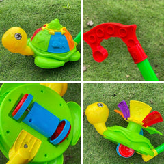 Interactive Turtle & Chick Push Along Toy Cart