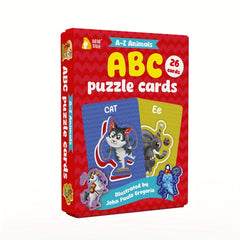 26pcs Alphabet Word Learning Card Educational Jigsaw Puzzle Set for Kids