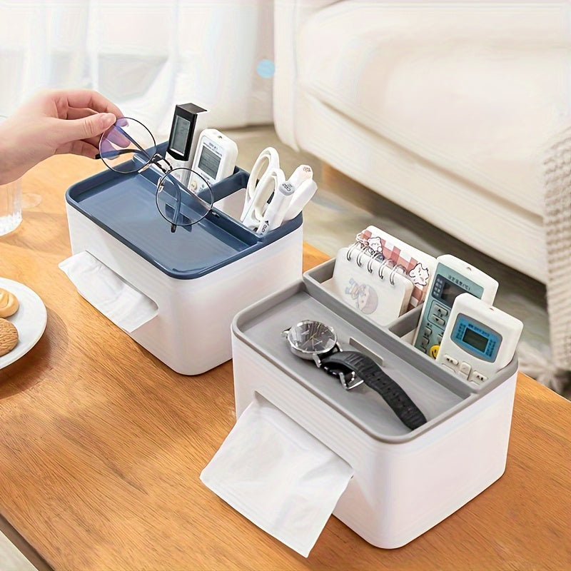 Desktop Storage Box Tissue Box Drawer Paper Box Remote Control Organizer