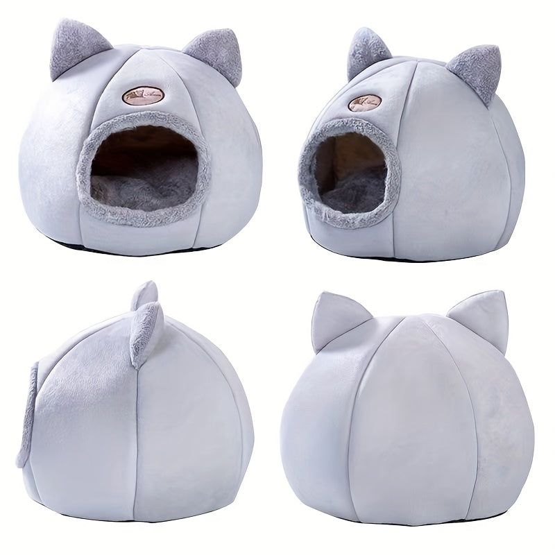 Soft and Warm Cozy Cat Bed for Winter