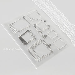 Cartoon Transparent Stamps for Kids & Students - Fun Stationery