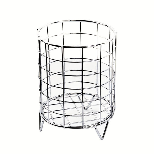 Iron Desktop Storage Basket Sundries Shelf Large Capacity Retro Style