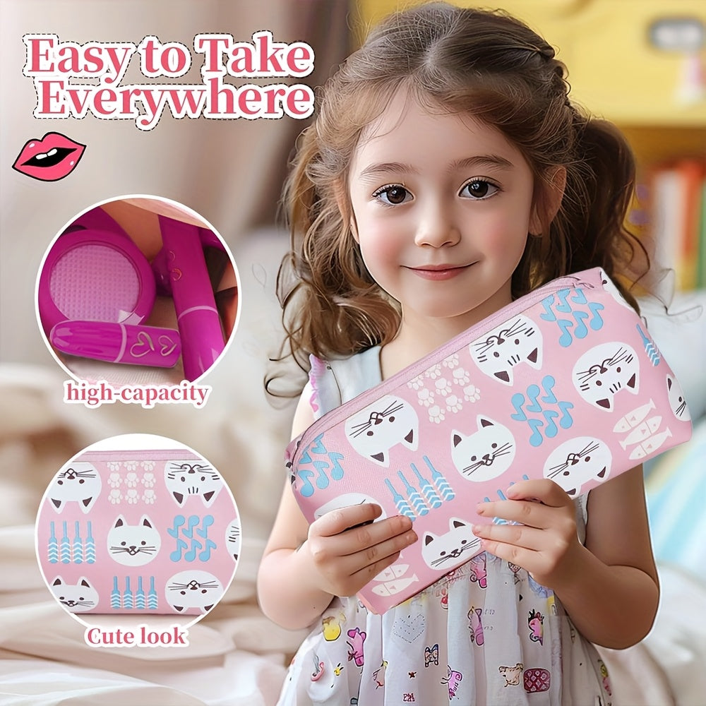 Princess Makeup Set with Pink Bag and Eyeshadow Palette