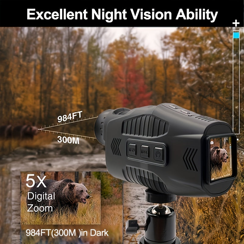 Outdoor Lightweight Night Vision Camera with 32GB Storage Card