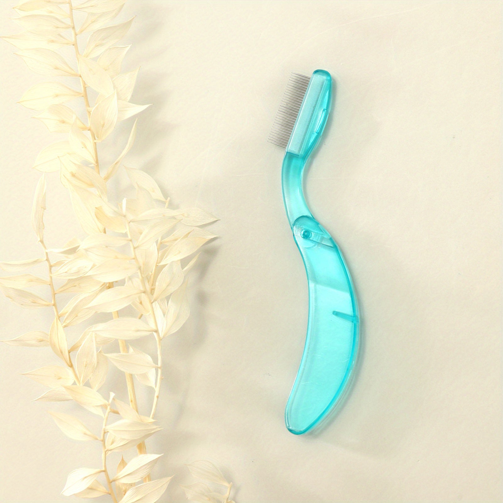 Metal Folding Eyelash Comb for Grooming Eyebrow & Eyelash