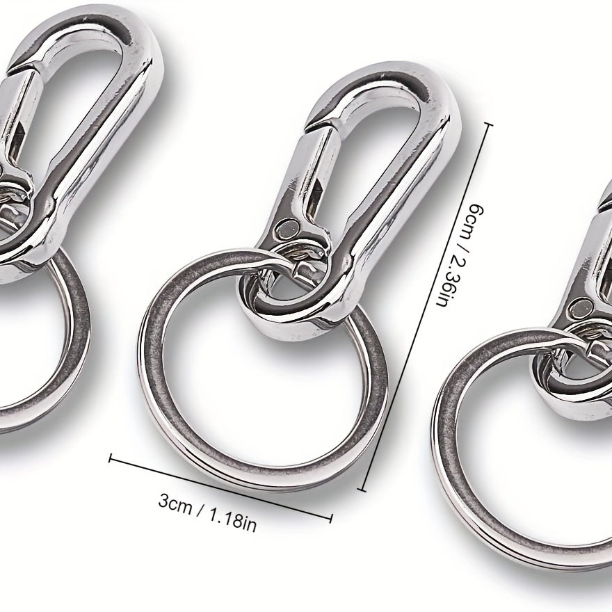3pcs Metal Keychain Organizer For Car Key Finder For Men