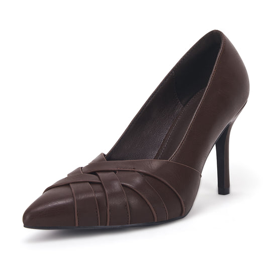 Women's Pointed Toe High Heels Soft Sole Slip On Stiletto Heels