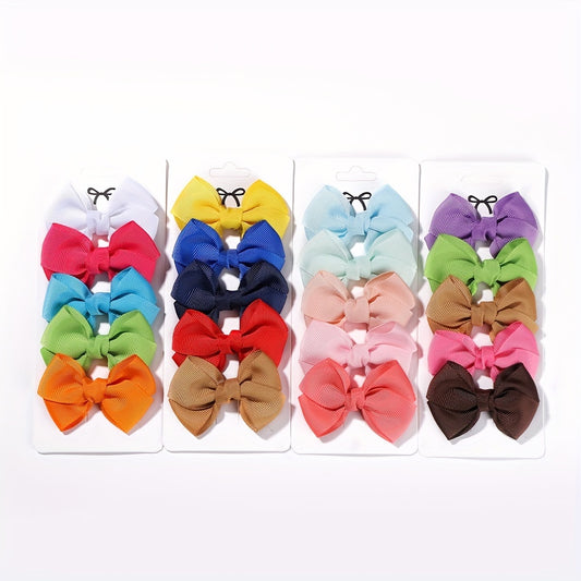 5pcs Bow Hair Clips for Baby Girls