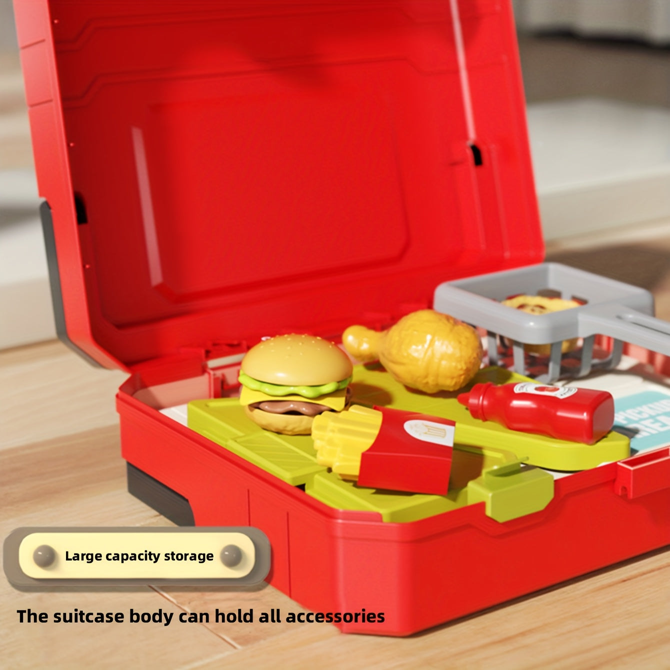 Kids BBQ Fast Food Candy Ice Cream Kitchen Toy Set