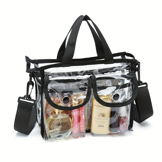 Makeup Organizer Cosmetic Bag with Zipper & Pockets