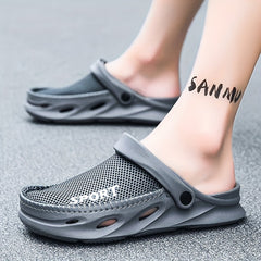 Men's Mesh Breathable Clogs Non Slip Garden Shoes
