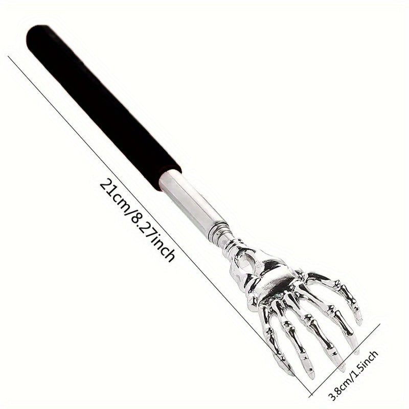 Adjustable Stainless Steel Back Scratcher with Retractable Claw