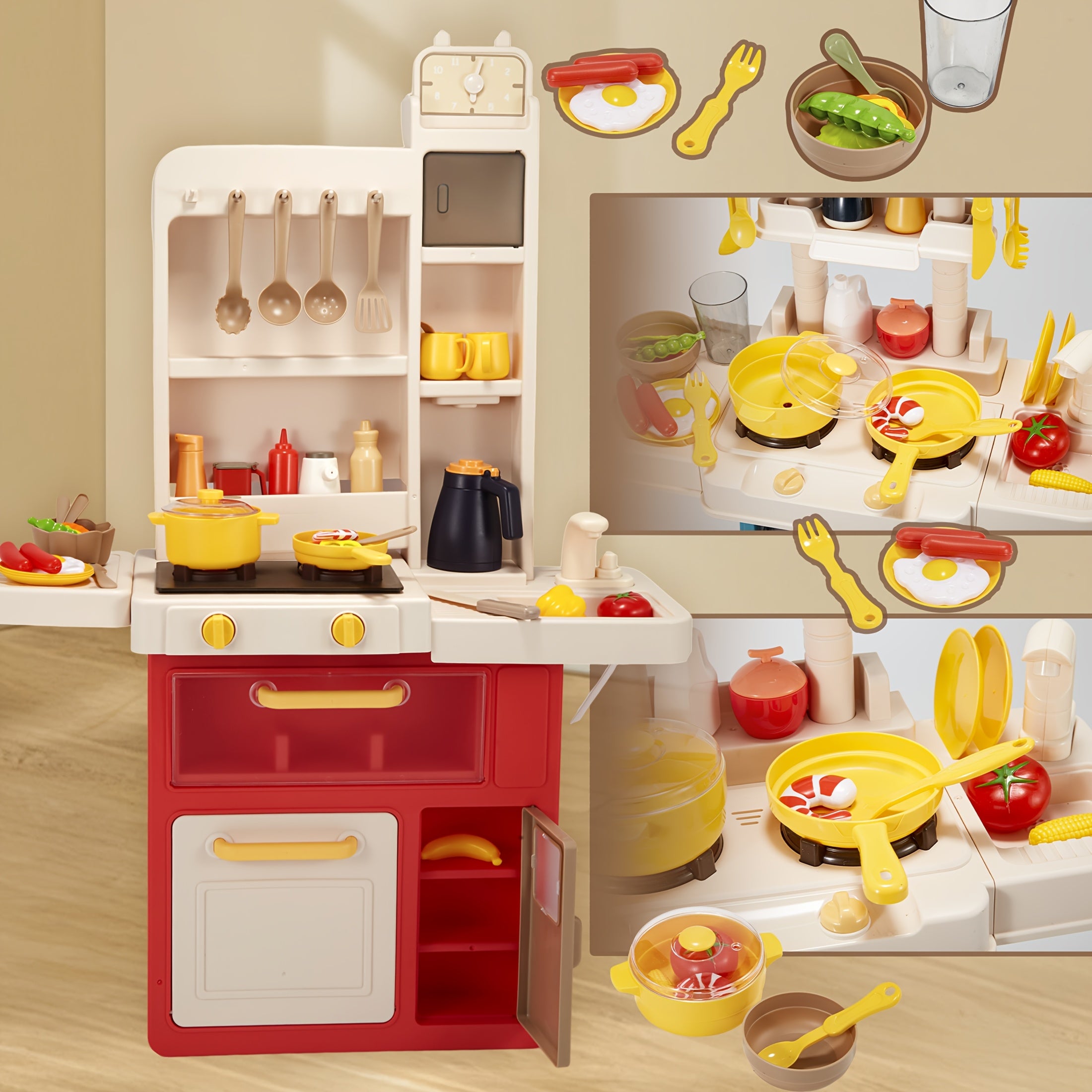 Cooking Splicing Toy Kitchen Set Fun Play House