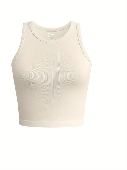 Slim Crop Top Sleeveless Tank Top for Summer
