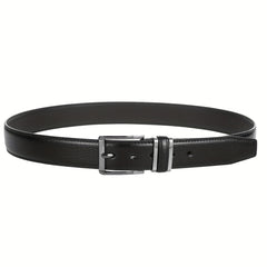 Men's Lizard Pattern Double Circle PU Leather Belt