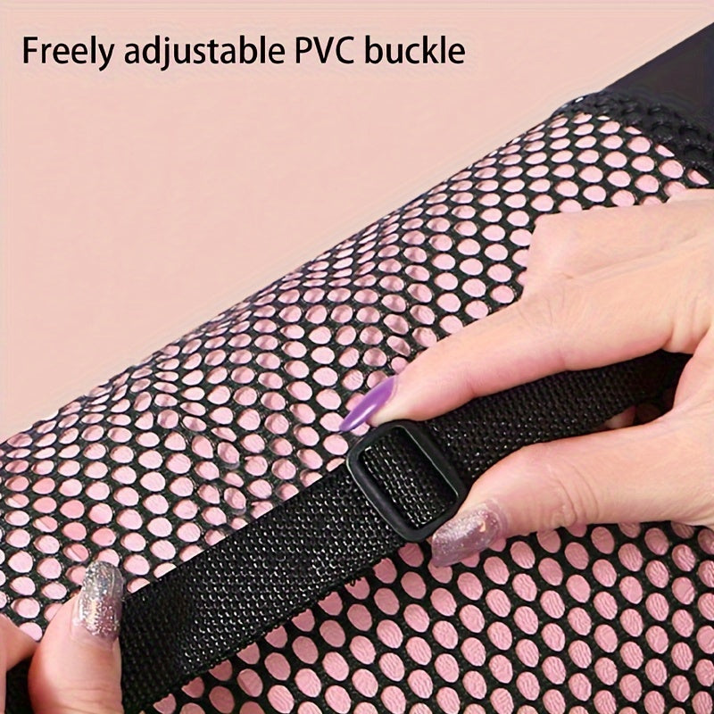 Breathable Drawstring Yoga Mat Mesh Bag