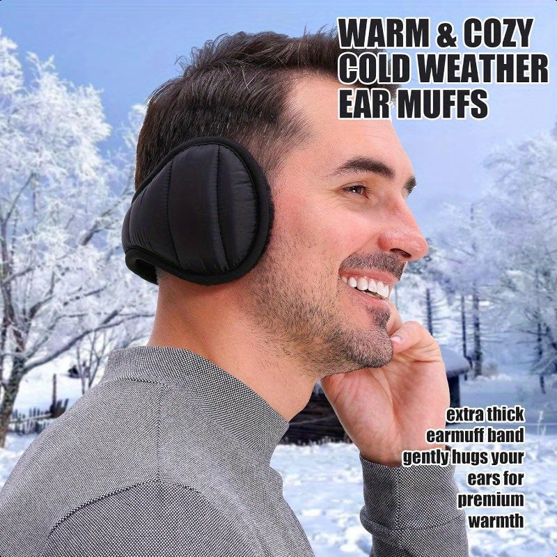 Aigla Winter Foldable Earmuffs Cold Proof Fleece Lined