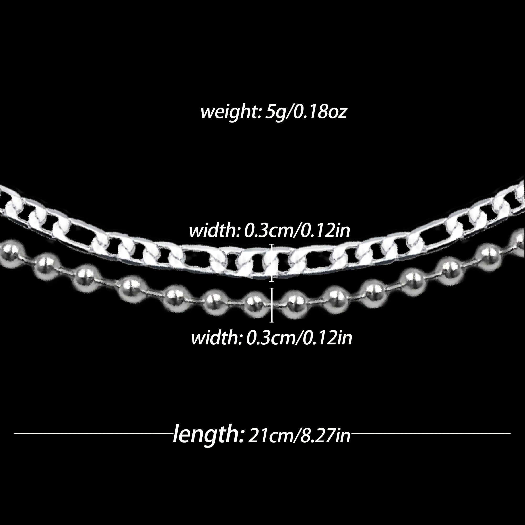 2pcs Vintage Bracelet Christmas Gift for Dad