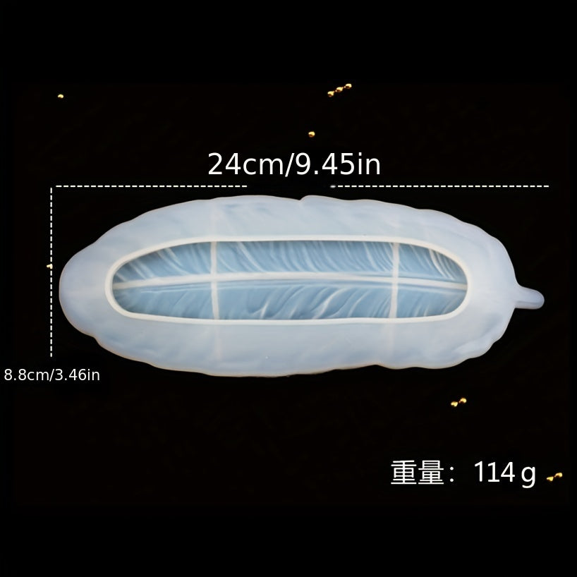 Feather Resin Tray Mold for Epoxy Resin DIY Crafts
