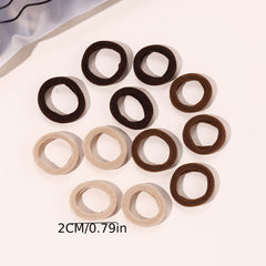 100pcs Hair Elastics Ties Thick Stretchy Rubber Band