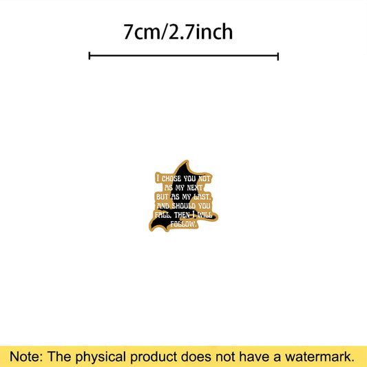 Chose You As My Last Car Sticker Fourth Wing Car Sticker