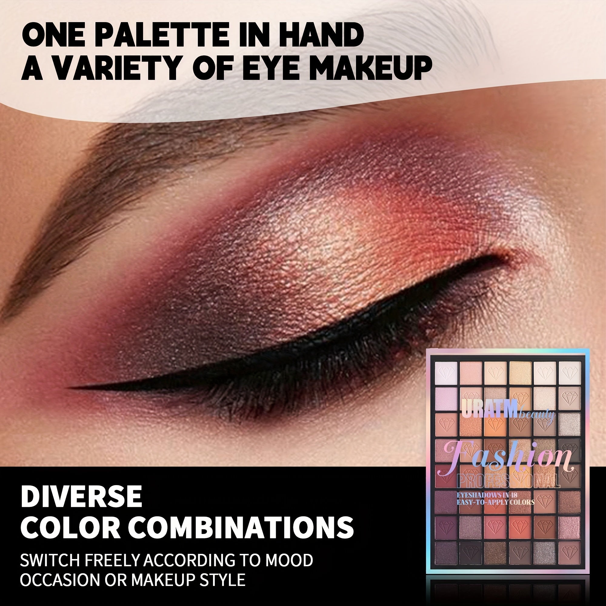 Pearlescent Eyeshadow Palette Matte And Delicate Makeup