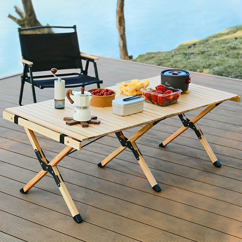 Portable Folding Table for Picnic Camping BBQ