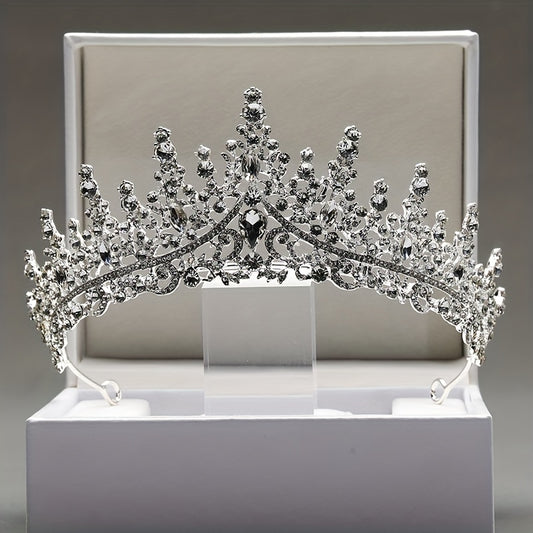 Baroque Classic Crystal Headband Crown Bridal Wedding Accessories