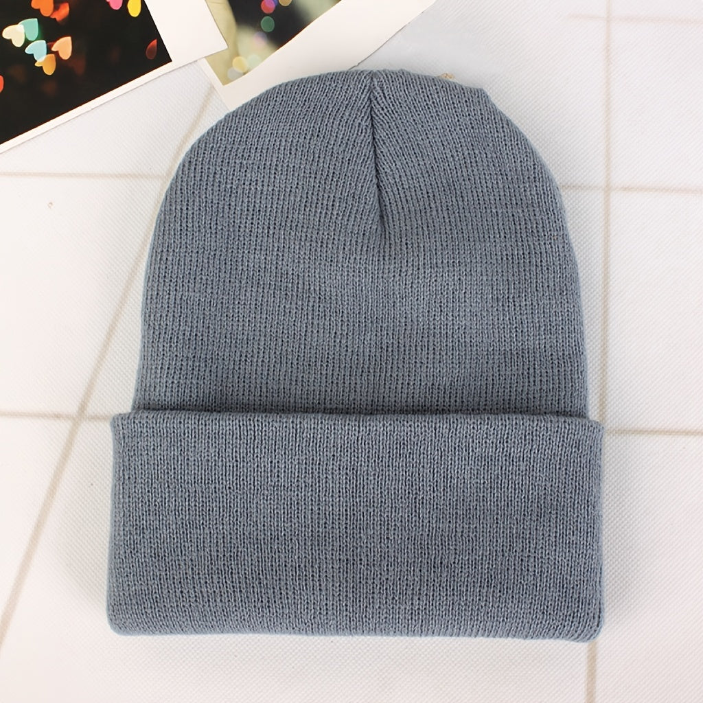 Autumn&Winter Fluorescent Knitted Couple Wool Cap