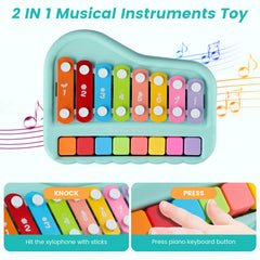8-Note Xylophone Set for Early Music Learning