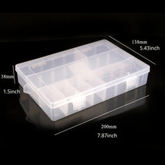 Double Layer Plastic Lure Sorting Box for Fishing Tackle