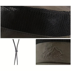 Breathable Mesh Top Bucket Hat for Outdoor Activities