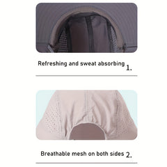Summer UV Protection Bucket Hat Wide Brim S
