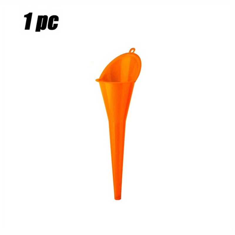 Long Rod Funnel Gasoline Refueling Tool Splash-proof Plastic Funnel