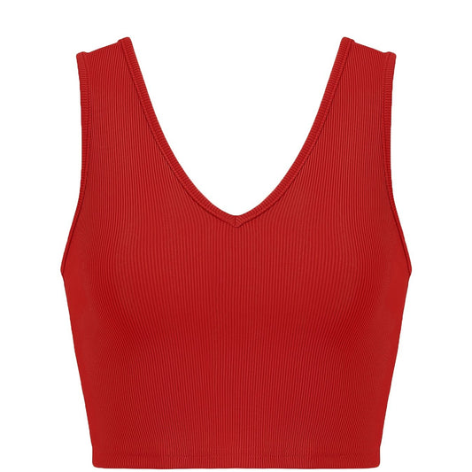Backless Tank Top V Neck Sleeveless for Spring & Summer