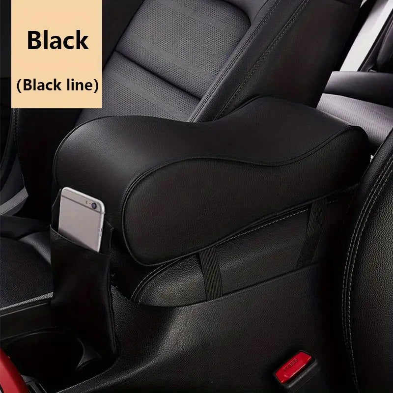 Universal PU Leather Car Armrest Pad Auto Central Console Seat Box Mat Cushion