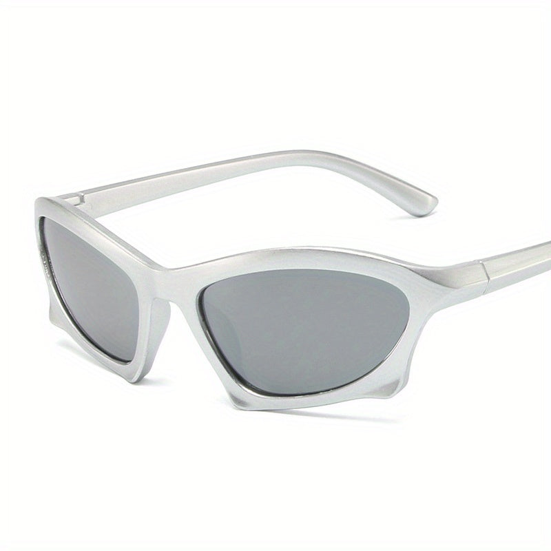 Y2K Mirror Lens Sunglasses Cyberpunk Outdoor Glasses UV400