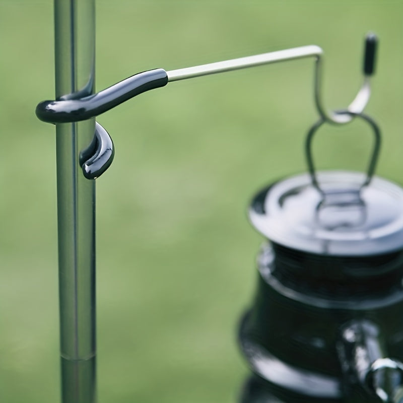 Portable Stainless Steel Tent Light Stand and Lantern Hanger for Camping
