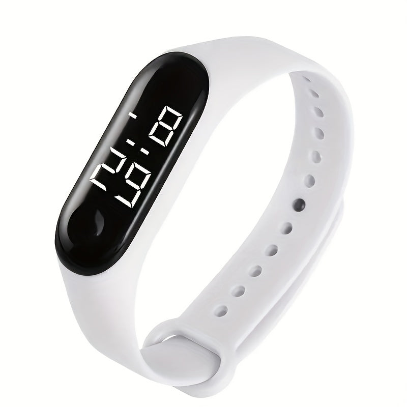 Waterproof Silicone LED Sports Watch for Kids