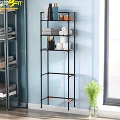 Multifunctional Storage Rack Metal Bathroom Storage Rack Balcony Plant Rack