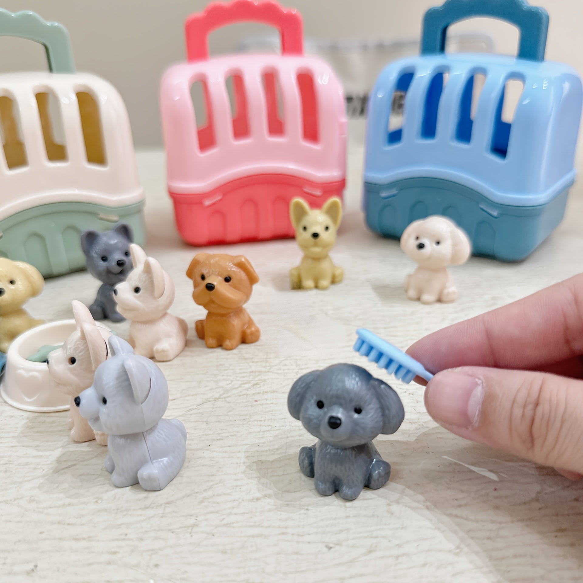 Puppy & Kitten Pet Toy Set for Kids' Pretend Play