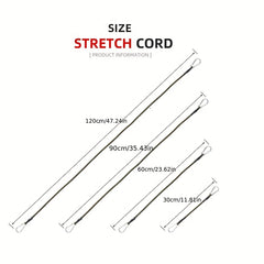 Heavy Duty Elastic Bungee Cords 8mm Carabiner Clips Tarpaulin Waterproof