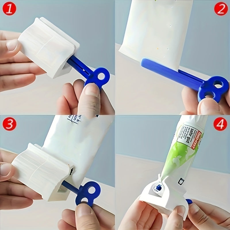 3pcs Rolling Tube Toothpaste Squeezer & Holder